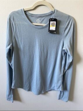 Under Armour Run Pale Blue Fitted Long-Sleeve Performance top M
